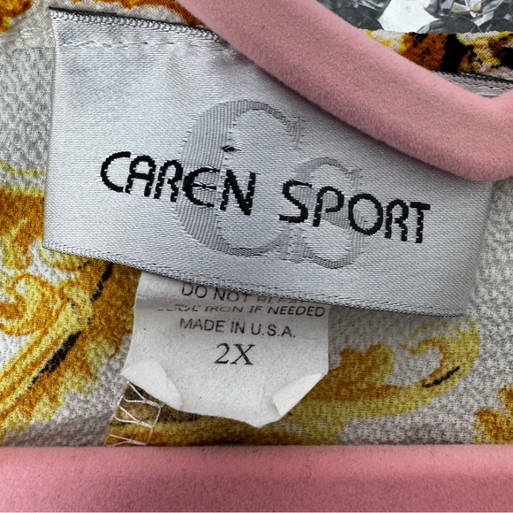 Caren sport shirt high low cheetah print ornate pattern luxe gold animal print - Picture 7 of 10
